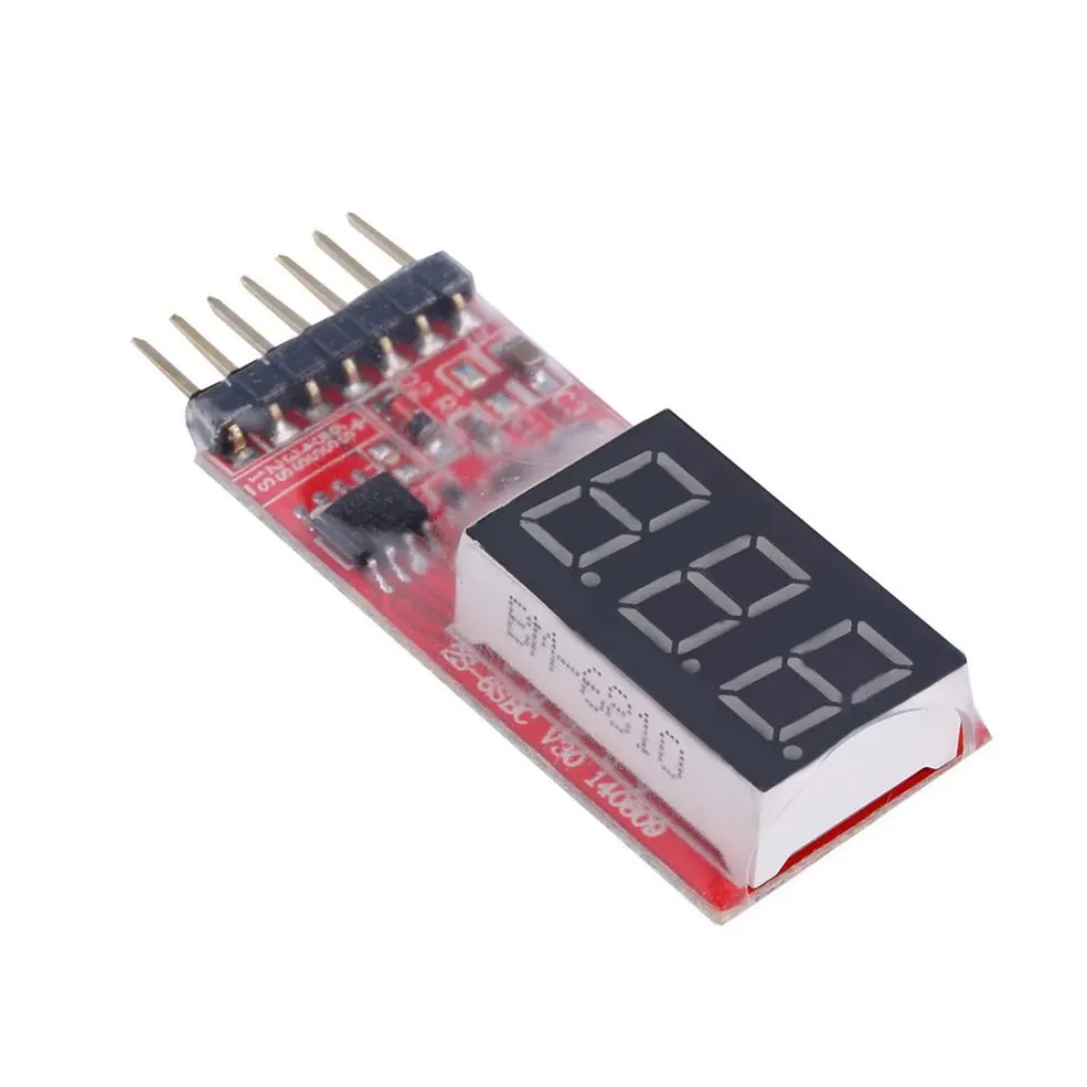 RC Напряжение Lipo батарея метр Индикатор тестер 2-6 ячеек светодиодный вольтметр панели 2 S-6 S(7,4 V~ 22,2 V) Li-Po/Li-ion/LiMn/Li-Fe батарея