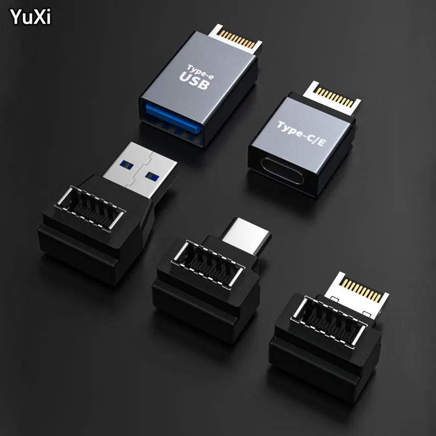 USB 3 1 Разъем передней панели Тип E к C расширяющий кабель адаптер соединитель для