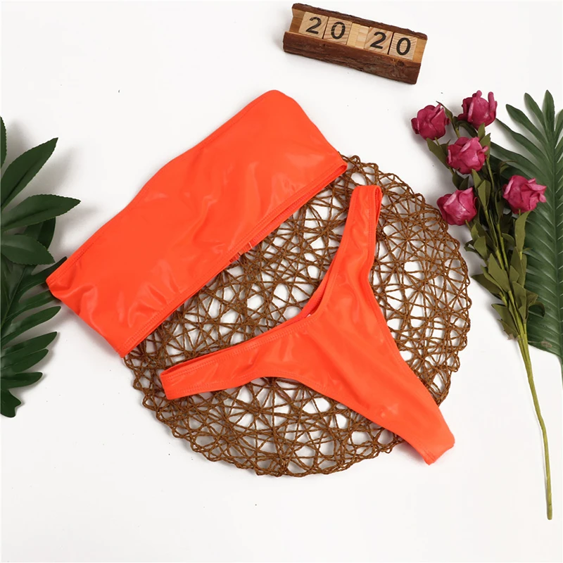 Комплект бикини с завышенной талией черные розовые Бразильские Купальники