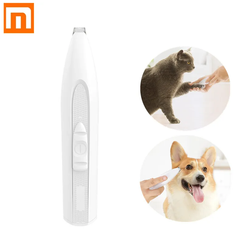 Xiaomi Pawbby Pets местная бритва триммер для волос предохранительный резак головка низкий уровень шума не прилипает волосы точный Триммер Уход за шерстью домашних животных
