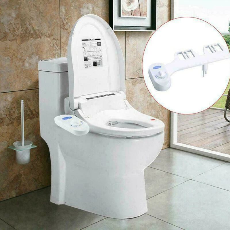 Non-Electric 7/8 Bidet Fresh Water Spray Mechanical Bidet Toilet Seat Attachment