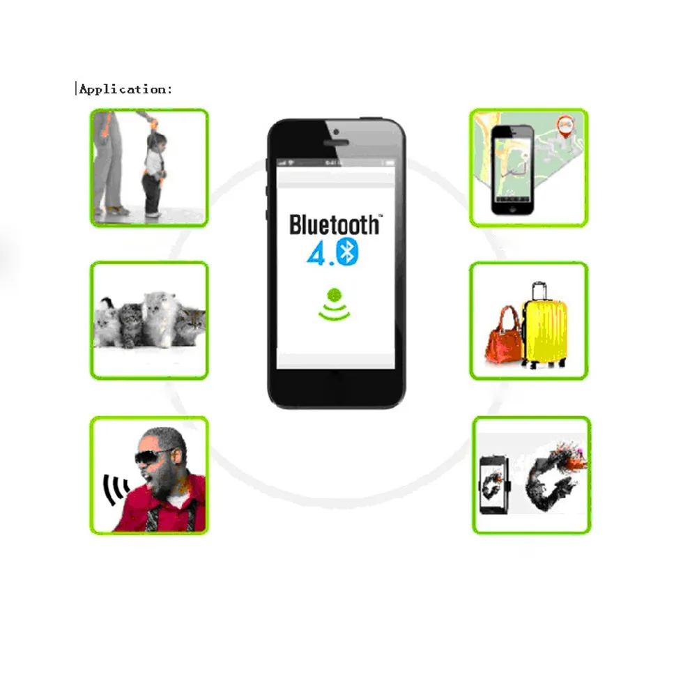Mini Smart Alarm Device Bluetooth Tracker Locator Car Motor Gps Kids Pets Wallet Keys Alarm Locator Realtime Finder Device