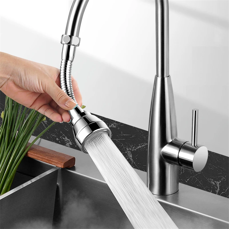 Adjustable Water Tap Extension 360° Rotation