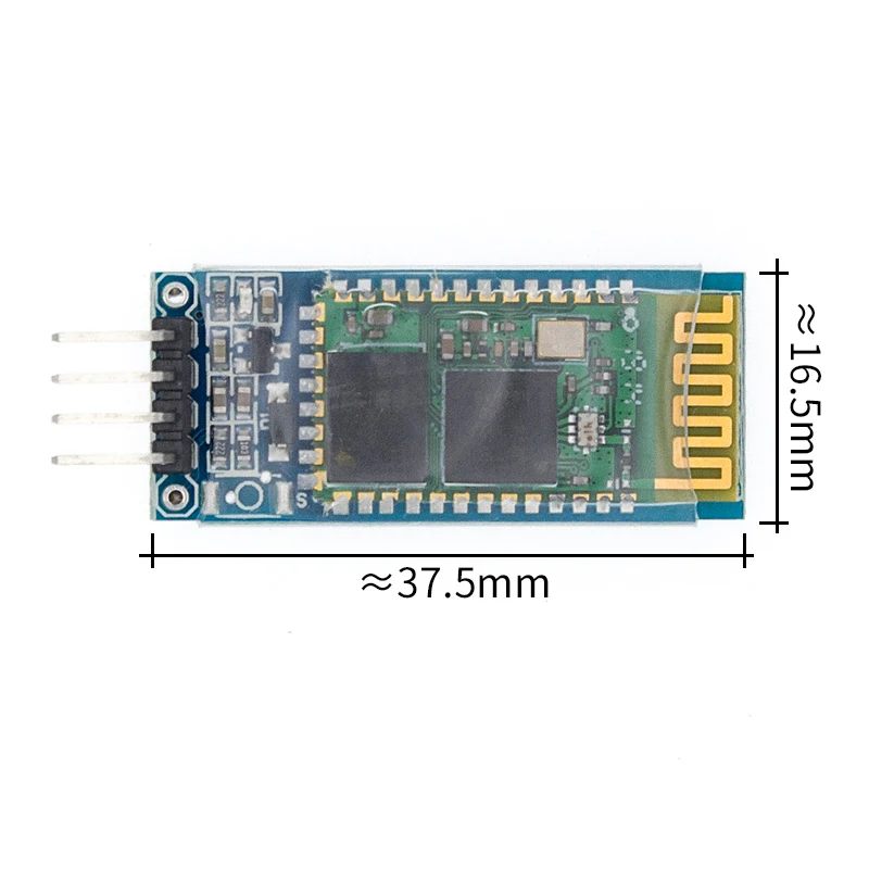 HC-05 HC-06 master-slave 6pin/4pin анти-реверс, встроенный Bluetooth серийный сквозной модуль, беспроводной последовательный для arduino - Цвет: HC-06 4 pin