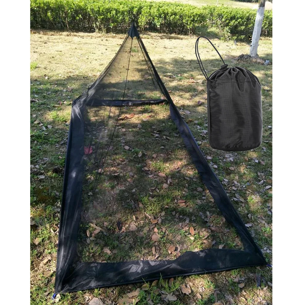 Portable Travel Camping Hammock Mosquito Net Mesh Tent Sleep Relax Canopy