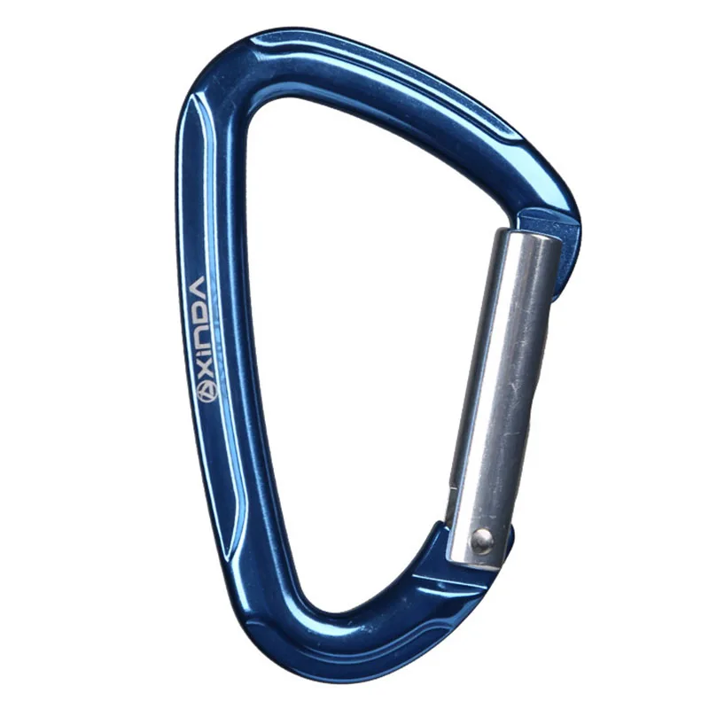 Карабины наружные ледяные скалолазания оборудования D форма CE 24KN Magnalium Abseiling Quickdraws Многофункциональный замок безопасности Quickdraw
