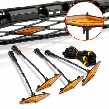

4pcs set Grille LED Lights Limited 2014-2019 For Toyota 4Runner TRD Pro Grille