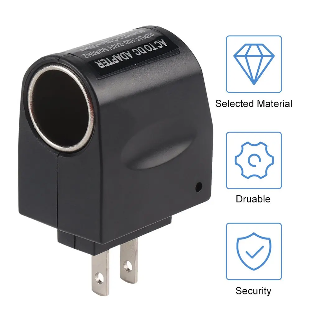 

Portable Household Car Charger Cigarette Lighter Socket Universal AC to DC Car Cigarette Lighter Adapter Power Converter