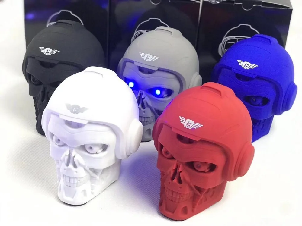 Bluetooth динамик Портативный MP3 плеер Хэллоуин Череп радиокарта мобильный компьютерный сабвуфер поддержка TF FM для подарка