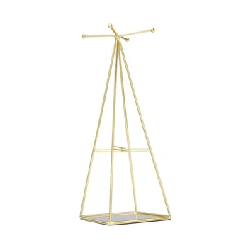 

Organizer Stand Decorative Jewelry Holder Display Tree With Bottom Tray For Necklace Bracelet Earrings Women Accessory