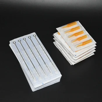 

50 Pcs 3RL 5RL 7RL 9RL 11RL Size Tattoo Needles + 50pcs 3/5/7/9/11RT Size White Disposable Tattoo Tips Tattoo Kit Free Shipping