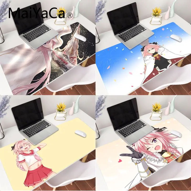 

MaiYaCa Cool New astolfo Rubber Pad to Mouse Game Gaming Mouse Pad Large Deak Mat 700x300mm for overwatch/cs go