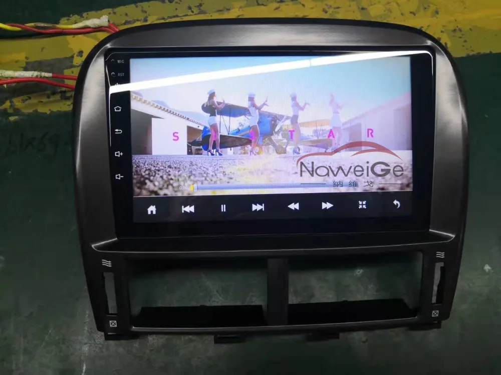 NaweiGe 9 дюймов Автомобильный dvd-плеер на основе Android gps навигация автомобиля аудио Радио стерео для Lexus LS430/XF30/4500/Toyota Celsior 1997-2006