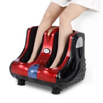 

220V Electric Antistress Shiatsu Kneading Air Pressure Foot Massager Infrared Foot Care Machine Heating & Therapy EU plug