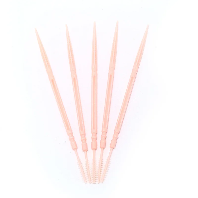 40 шт./кор. портативный двухсторонний зубочистка пластиковая Pick Oral Dental pick