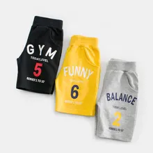 Летние детские шорты; хлопковые шорты для мальчиков и девочек; брендовые шорты; трусы для малышей; Детские пляжные шорты; спортивные штаны для малышей