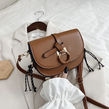 

New Autumn Women Shoulder Bag PU Leather Solid Small Handbags Designer Crossbody Bags for Women sac a main