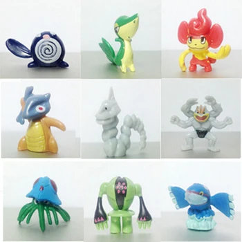 

Miniko Party Gift 24/144pcs 3cm DIY Mini Pocket Monster Figures Pocemon 3D Pocket Monster Birthday Party Decorations Kids Favor