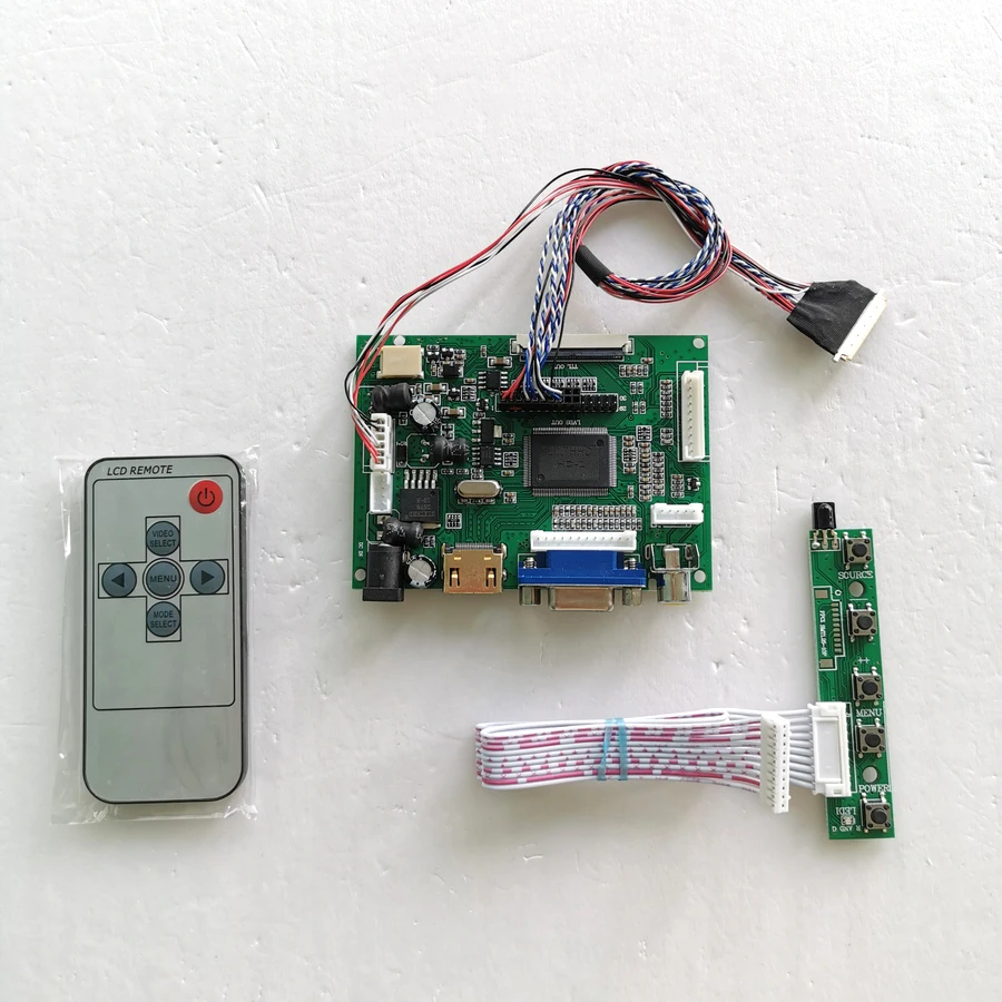 Подходит LTN156AT02 WLED LVDS кабель HDMI VGA 2AV пульт дистанционного управления 1366*768 15," 40 контактов для ноутбуков экран ЖК-дисплей Контроллер привода карты комплект