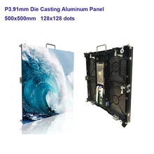 128*128 точек 500x500 мм P3.91 SMD2121 для помещений с литым алюминиевым корпусом светодиодный дисплей RGB для рекламы видео настенный светодиодный экран
