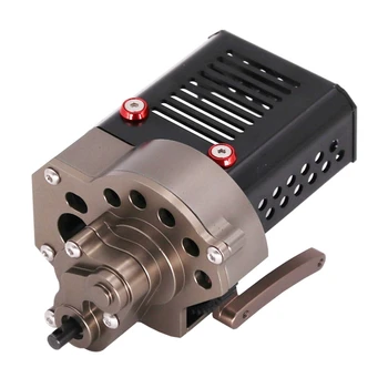 

SCX10 CNC Metal Front Motor Gearbox Transmission Box for Axial SCX10 90046 1/10 RC Crawler Car Accessories