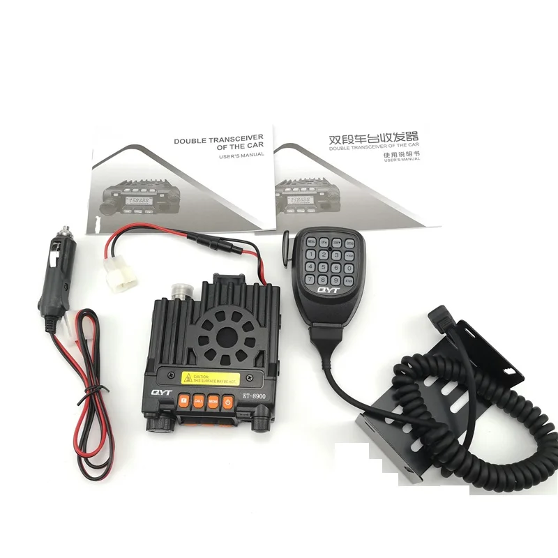 100% Original QYT KT-8900 Long Range Mini Car Radio Dual Band Mobile Radio Vehicle Mounted Transceiver CB Radio Walkie Talkie