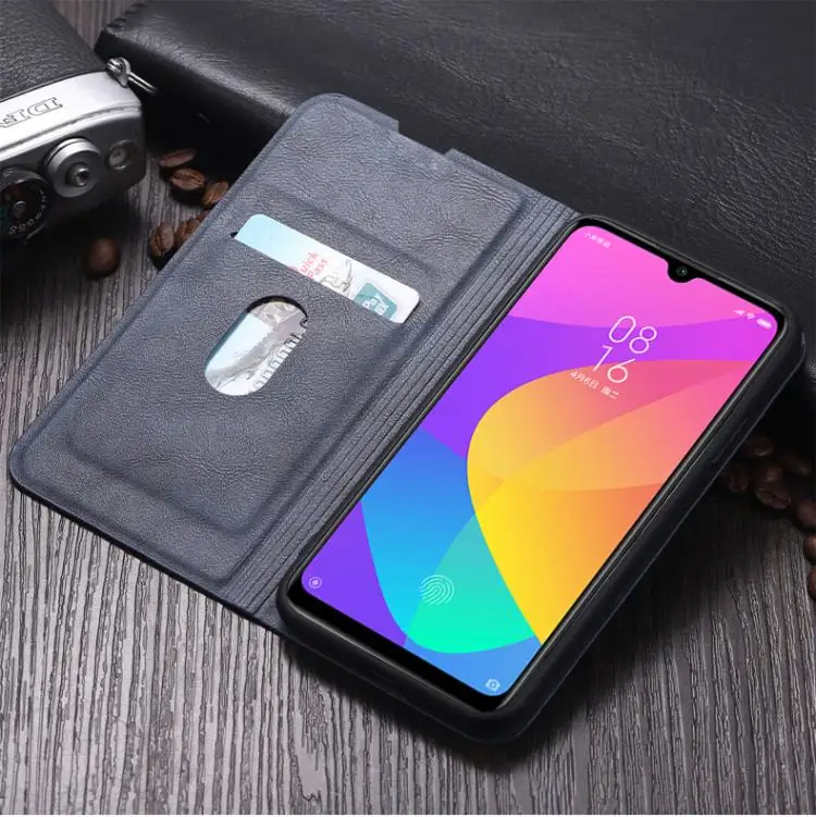 For Xiaomi Mi 9 8 SE 8 Lite Case Leather Flip Stand Cover for Mi  max 2 3 CC9 CC9E  CC9 Pro Wallet Auto Magnetic Closed Book Bag xiaomi leather case custom