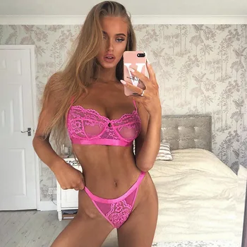 

New Fashion Lace Lingerie Sets Sexy Night Wear Bra Under Wear Sets for Women