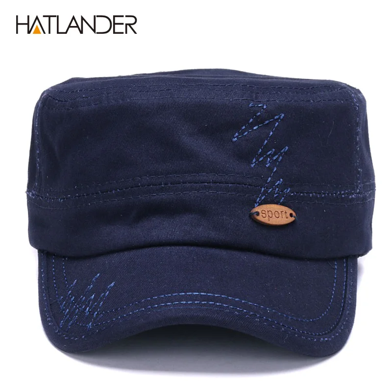 HATLANDER модные однотонные армейские кепки хлопковые регулируемые шапки военные винтажные простые гладкая Кепка шляпа уличная Теплая Зимняя кепка