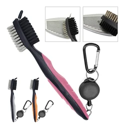 Golf Club Brush Golf Pole Putter Double Sided Groove Cleaner Cleaning Brushes for Outdoor Exercise Sport Decoration