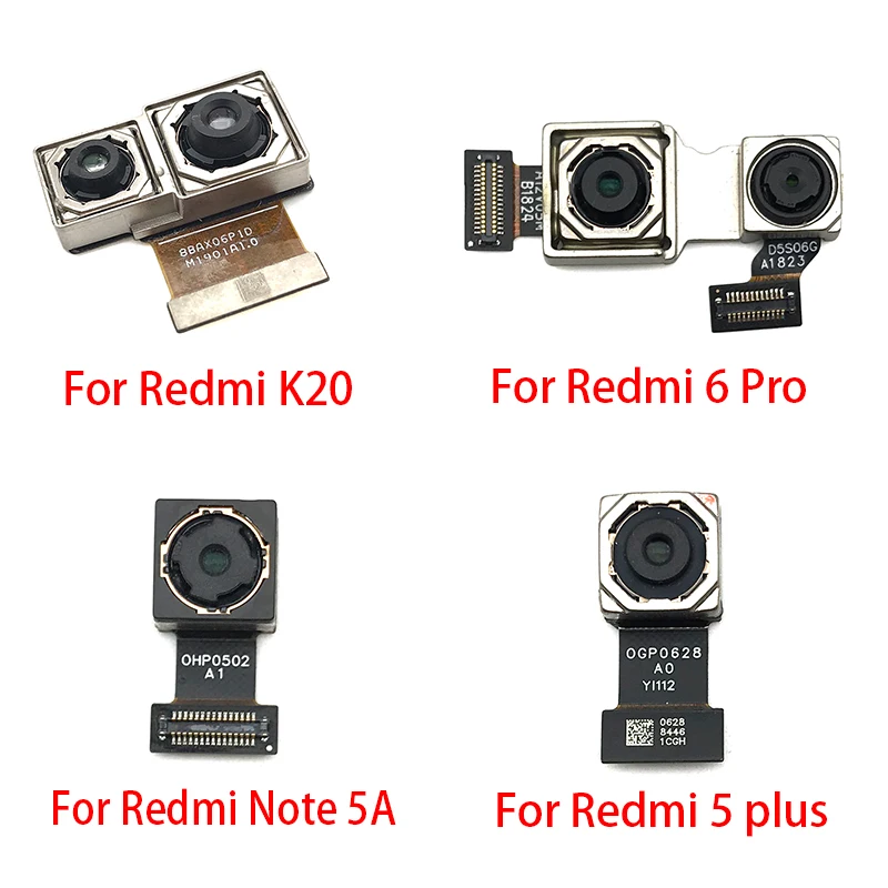 Новая задняя камера для Xiaomi Redmi 5 Plus 4X 5A 6A K20 6 Note 7 6 Pro S2 Модуль задней камеры гибкое заменяемое части