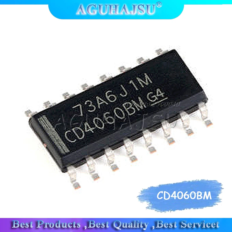 10 шт. CD4060 CD4060BM SOP-16 бинарный счетчик чип новый оригинальный | Электронные