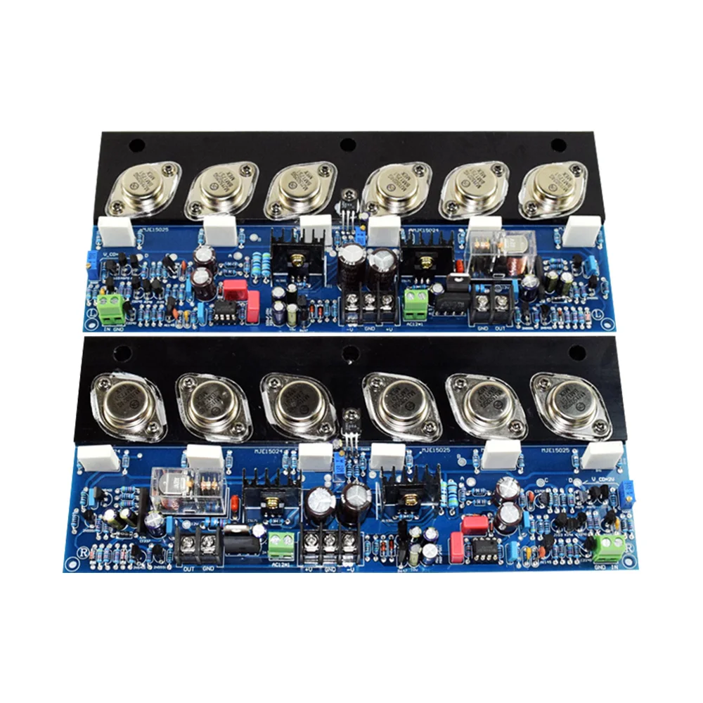 AIYIMA 2Pcs E405 Gold Sealed Tube Pure Amplifier Audio 60Wx2 Class A High Power HIFI Fever Home Amplifier For Sound System