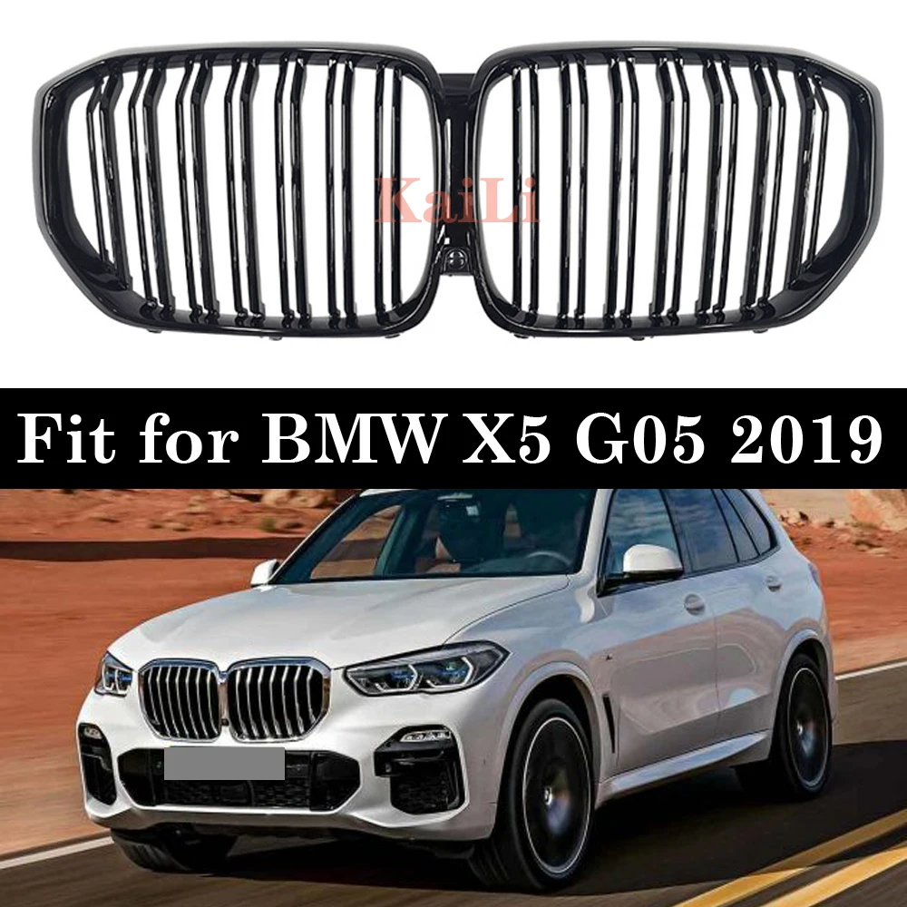 Передняя решетка радиатора глянцевая черная M Color ПОДХОДИТ ДЛЯ BMW X5 G05 30d 40i 50i M50d 2019