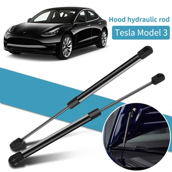 

2pcs Car Front Engine Hood Lift Supports Rod Arm Gas Springs Shocks Strut For Tesla Model 3