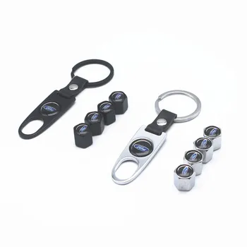 

New 5PCS Auto Wheel Tire Valve Stem Caps Cover For Ford focus 2 focus 3 Fiesta EcoSport ESCORT Car accessories