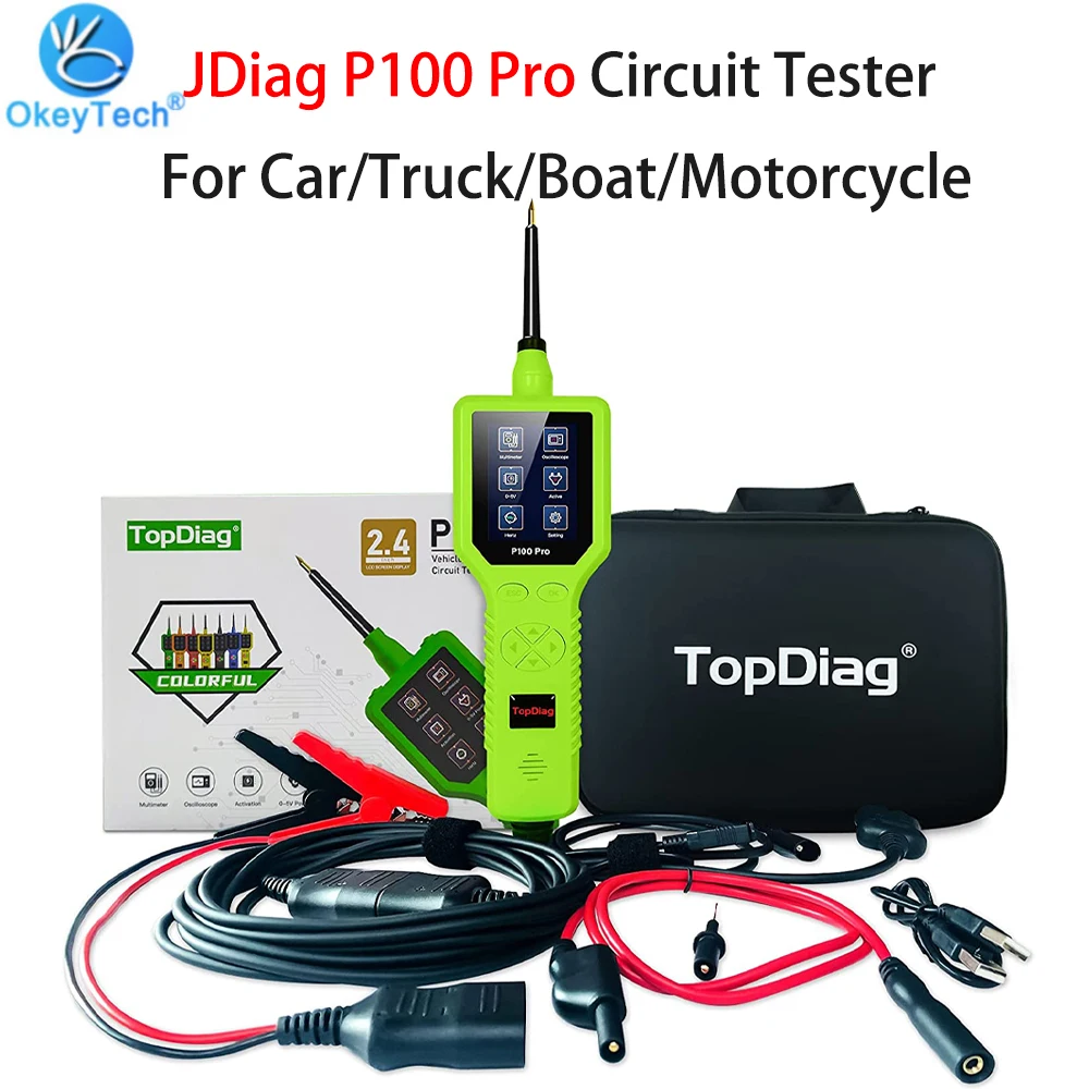 JDiag P100 Pro 9 30V Circuit Tester 
