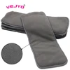 1PC Adult Diaper Insert 5-Layer Bamboo Charcoal High Absorption Washable Cloth Diapers Liner Reusable Nappies for Incontinent 1