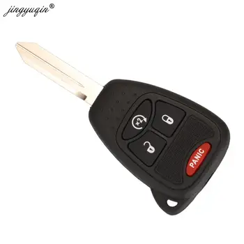 Keyforkess 10 pezzi chiave dell'automobile Shell per Chrysler JEEP DODG 200 Aspen Sebring Compass Liberty Patriot Wrangler Avenger Durango calibre - Jingyuqin 10 pezzi chiave dell automobile Shell per Chrysler JEEP DODG 200 Aspen Sebring Compass