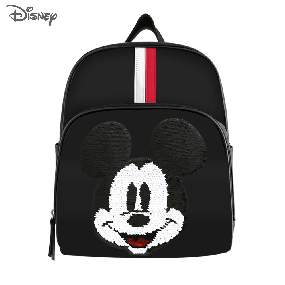 Mickey Дисней блёстки Микки Минни пеленки рюкзак Phantom мама Пеленальный мешок детский Органайзер большой емкости подгузник коляска дорожные сумки - Цвет: Mickey