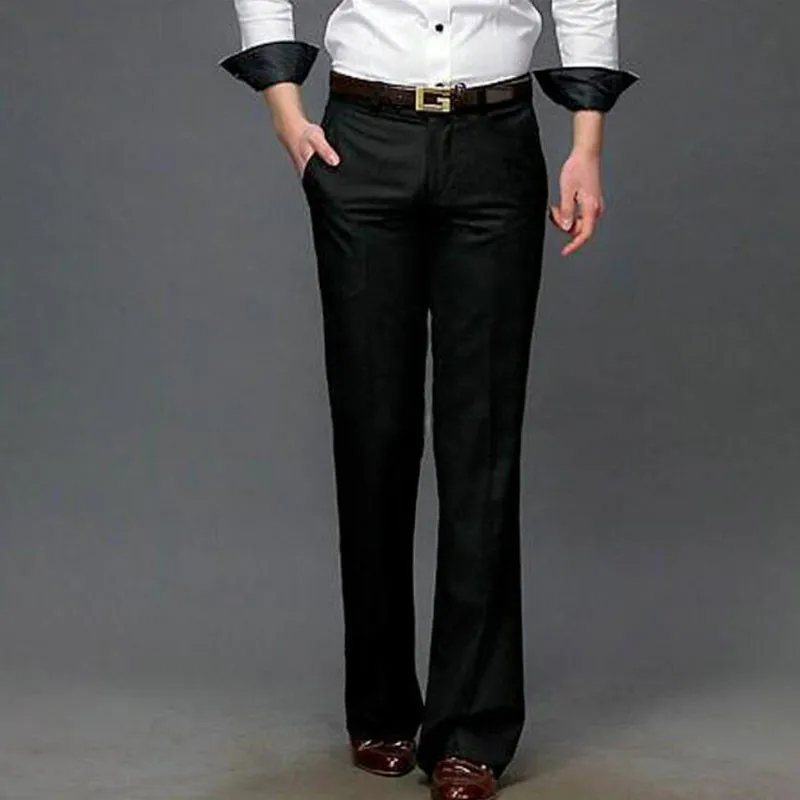 Мужские серые брюки с колокольчиками, новые корейские штаны на весну и лето, мужские тонкие штаны, мужские свободные широкие брюки, размер 29-34 35
