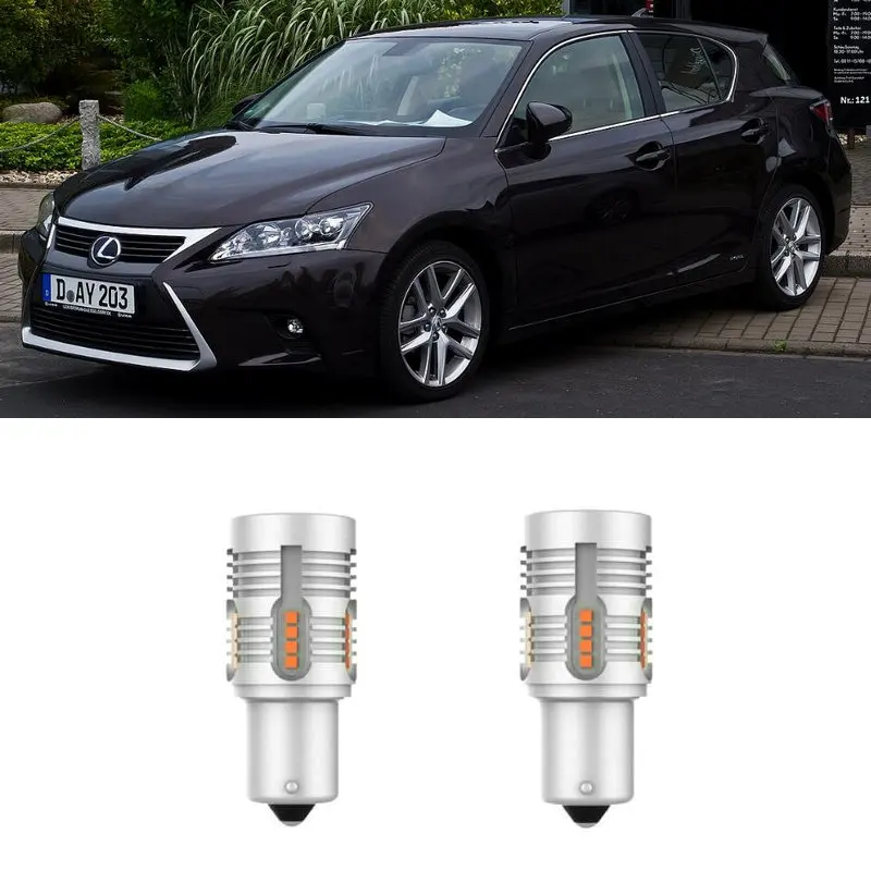 

Intelligent IC Decoding Turn signal Light For Lexus CT200h (ZWA10) ES (V4) GS (S19) GX (URJ15 GRJ15) canbus 1556LM No strobe 2pc