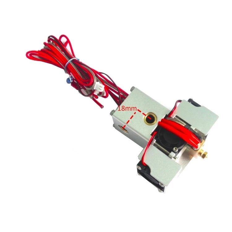 Все металлические Ultimaker 2+ Hotend с новым типом бесшовный вентилятор воздуховод для 3d принтера запчасти экструдер