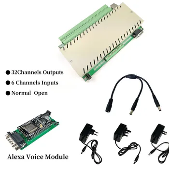 

H32L Compatible Alexa Voice Control Smart Home Kit Switch System Automation Domotica Casa Hogar Inteligente PLC IOT Homekit