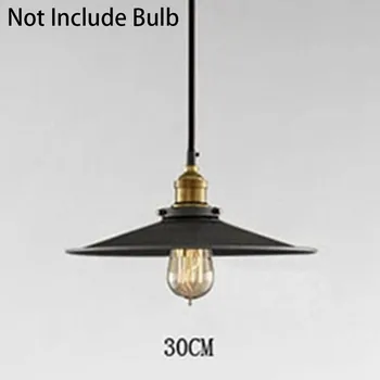 

Retro Style Black Ceiling Lamp Pendant Light Chandelier No Bulb For Bar 26/30cm Chandelier