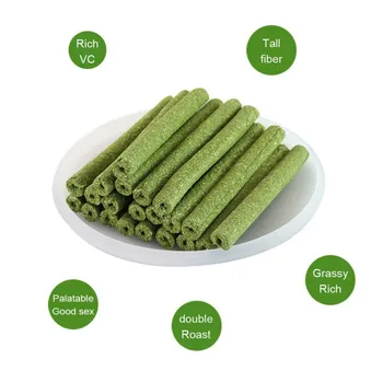 

30pcs/lot Chinchilla Guinea Pig Rabbit Grass Fruit Tree Flavor Small Animals Chew Molar Stick Snack Toy Pet Chew Toys CN
