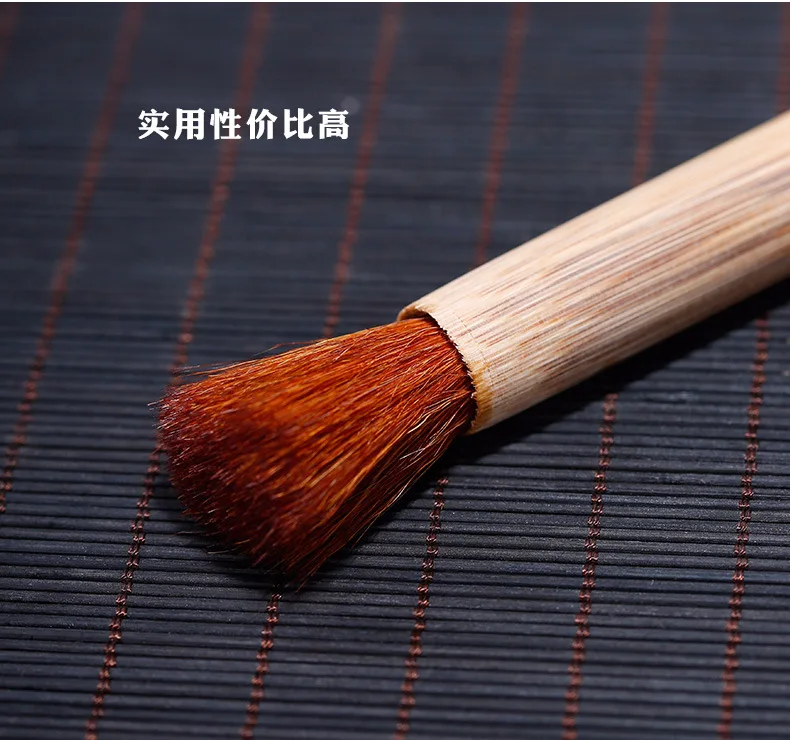 Pot Pen Wholesale Tea Ceremony Accessories Dendrocalamus Latiflorus Pot Brush Tea Tray Maintenance Bamboo Root Brush Clay Tea Se