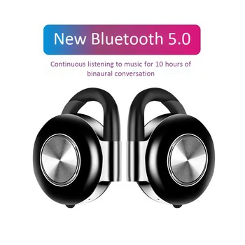 

Air V5 Wireless Headsets TWS Stereo Bluetooth 5.0 Earphone Ear Hook Noise Cancelling Bluetooth Headset with Microphone