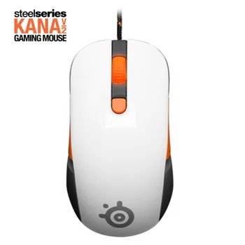 

100% origianl SteelSeries Kana V2 mouse Optical Gaming Mouse & mice Race Core Professional Optical Game Mouse-white