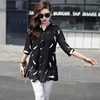 Blouse Women 2020 Plus Size  Women's Shirt Chiffon Ladies Tops Long Sleeve Clothes Summer Style Embroidery Clothes 2